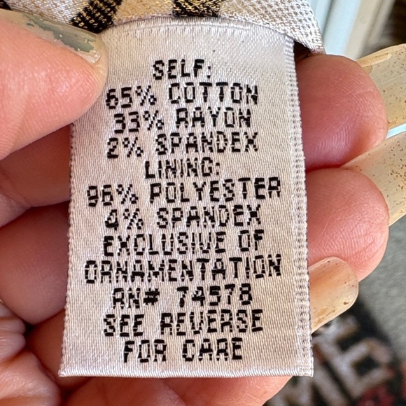 Cache Gold Button Tan metallic Trench Coat - Picture 12 of 16